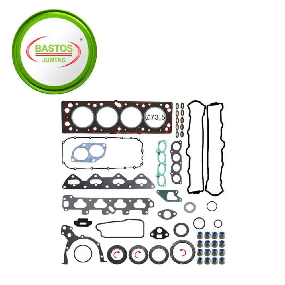 JUNTA MOTOR CORSA 1.0 16V 1999 A 2005 C/ RETENTOR FIBRA