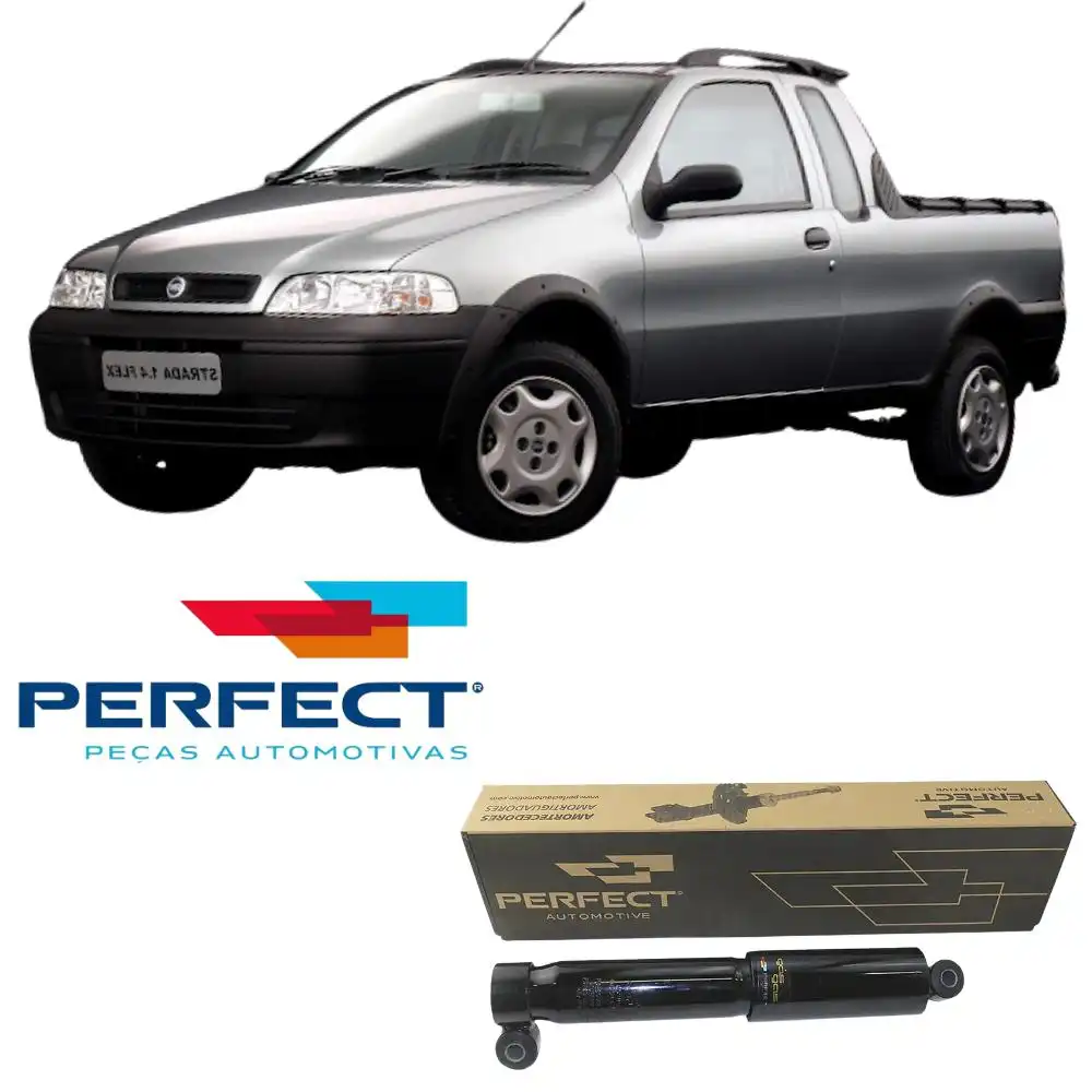 AMORTECEDOR TRASEIRO FIAT STRADA 1998 A 2020