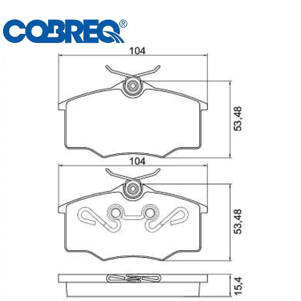 PASTILHA FREIO DIANTEIRA CORSA 1.0 1.4 1.6 1996 A 2000 VARGA