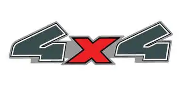 EMBLEMA ADESIVO 4X4 RANGER 2008 EM DIANTE