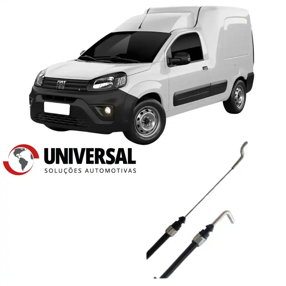 CABO FECHADURA TAMPA TRAS BAU FIAT FIORINO 2013 EM DIANTE ES