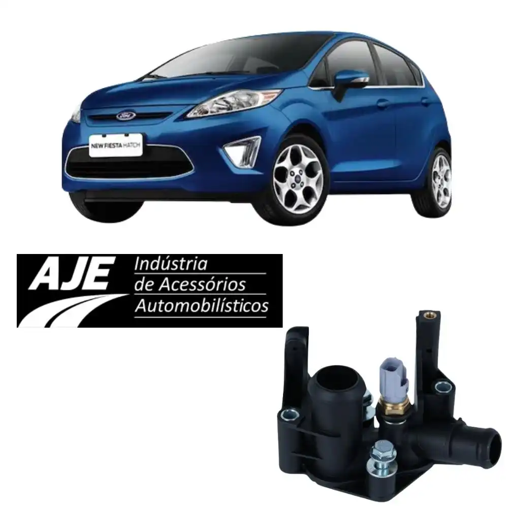 TUBO CONEXAO DAGUA CABECOTE NEW FIESTA 1.6 2010 A 2017 SIGM