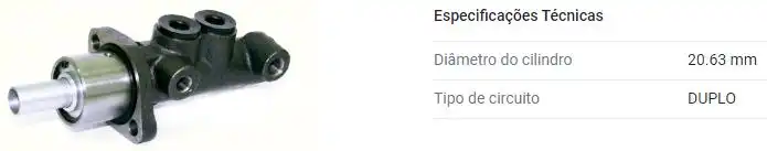 CILINDRO MESTRE FREIO CELTA 05/07