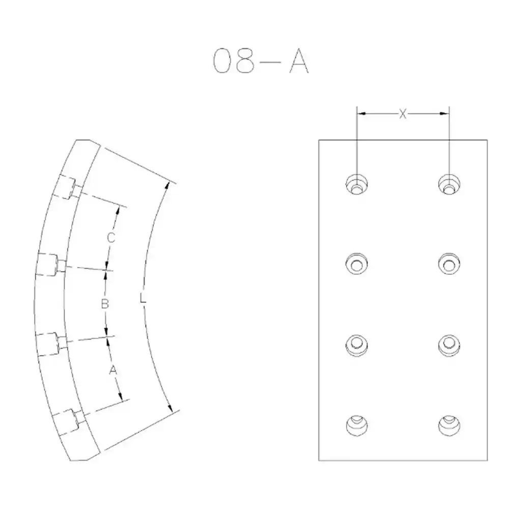 LONA FREIO TRAS CORCEL II BENDIX (MAIOR)