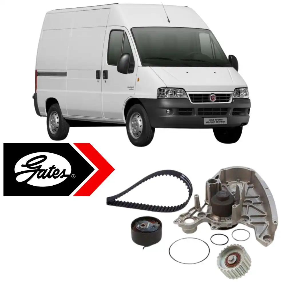 KIT CORREIA DENTADA DUCATO 2.3 16V 2010 A 2023 COM BOMBA DAG