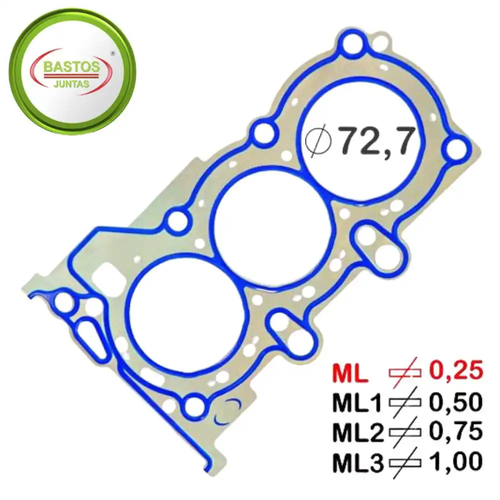 JUNTA CABECOTE HB20 1.0 12V FLEX 2012 ACIMA METAL