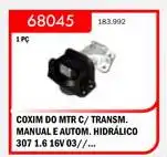 CALCO MOTOR PEUGEOT 307 1.6 16V 2003/