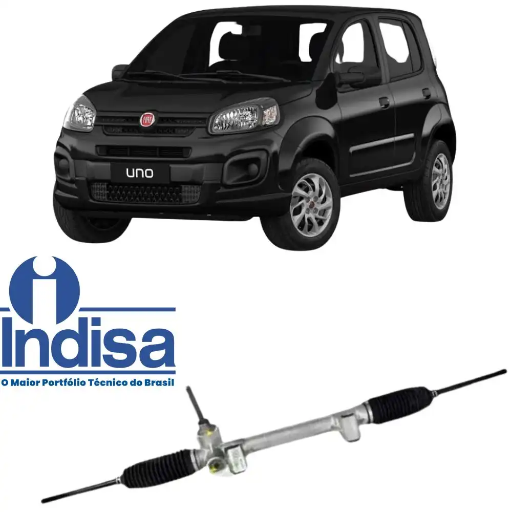 CAIXA DIRECAO UNO 1.0 6V 2017 A 2022 COM BARRA AXIAL