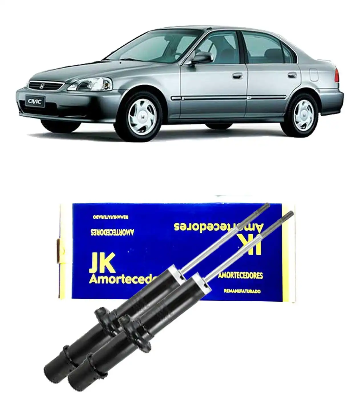 AMORTECEDOR DIANTEIRO HONDA CIVIC 1996 A 1998 IMPORTADO