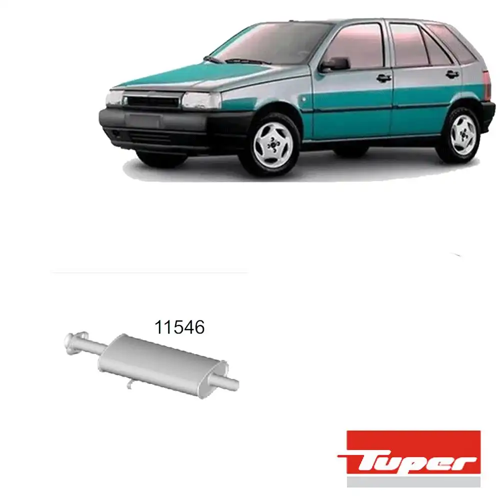 SILENCIOSO INTERMEDIARIO FIAT TIPO 1.6 8V 1995 A 1997