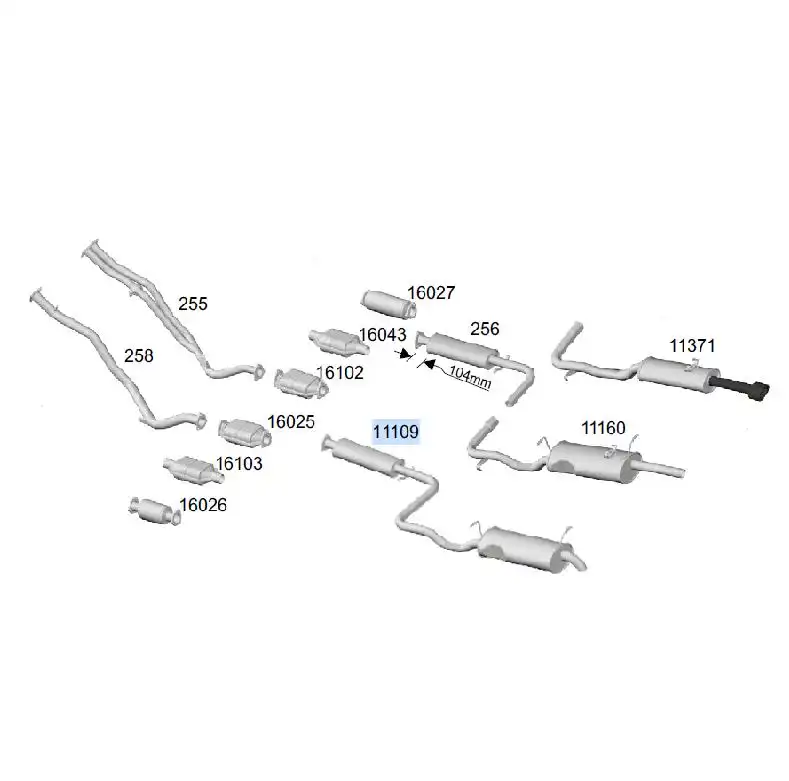 CONJUNTO SILENCIOSO PARATI 1.6 1.8 2.0 1994 A 1996