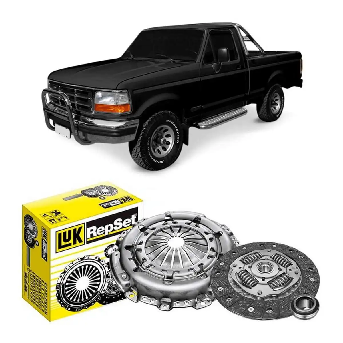 KIT EMBREAGEM F-1000 4.3 1996 A 1998 MWM COM ROLAMENTO