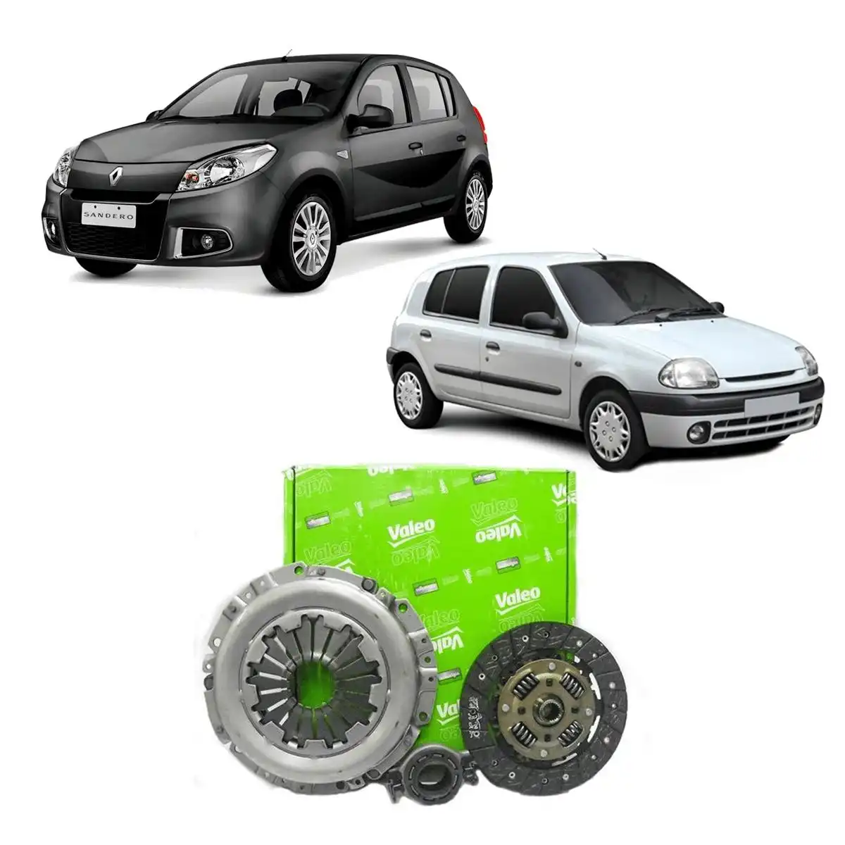 KIT EMBREAGEM RENAULT CLIO 1.0 8V 16V 1999/