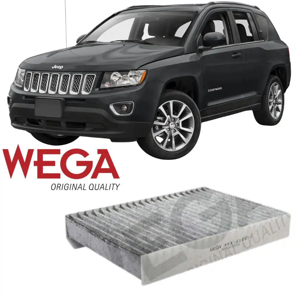 FILTRO AR CABINE COMPASS 2.0 16V 2016 ACIMA COM CARVAO