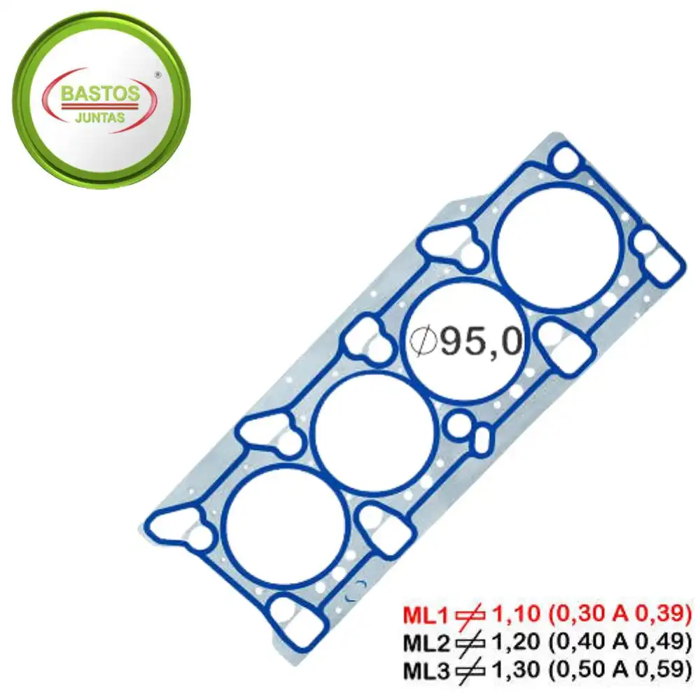 JUNTA CABECOTE S-10 2.8 16V 2012 ACIMA METAL 1 PIC
