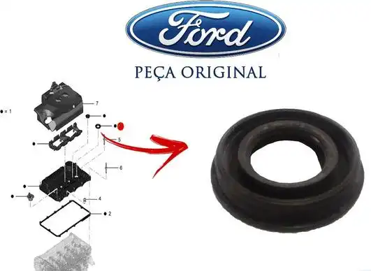 RETENTOR TAMPA VALVULA BICO INJ RANGER 2.2 16/ TRANSIT 2.2 1