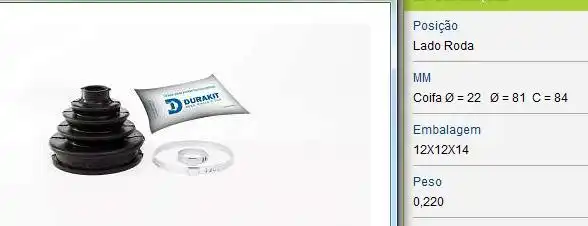 SANFONA HOMOC PASSAT ALEMAO LADO RODA