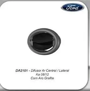 GRADE VENT INT KA 2008 A 2012 ARO GRAFITE (LATERAL)