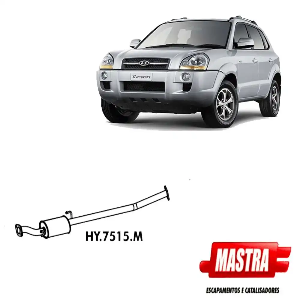 SILENCIOSO INTERMEDIARIO HYUNDAI TUCSON 2.0 16V 2009 A 2015