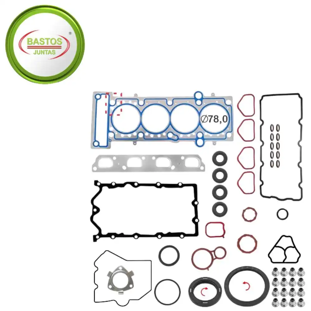 JUNTA MOTOR PALIO 1.6 16V 2010 A 2012 CHAPA COM RETENTOR
