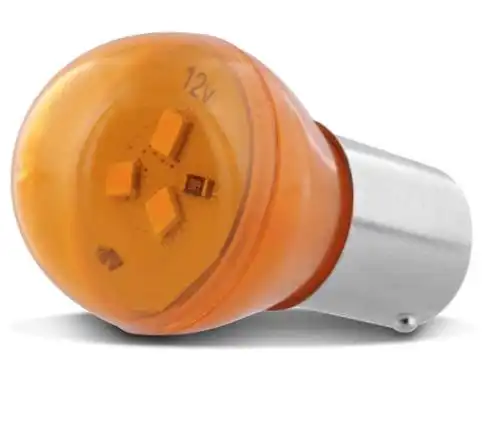 LAMPADA PISCA 1 POLO (LED) AMBAR 3 LEDS SOMENTE LED NA FRENT