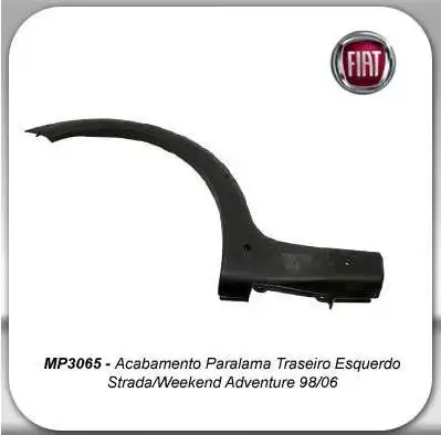 ACABAMENTO PARALAMA TRAS STRADA 1998 A 2006 ESQ