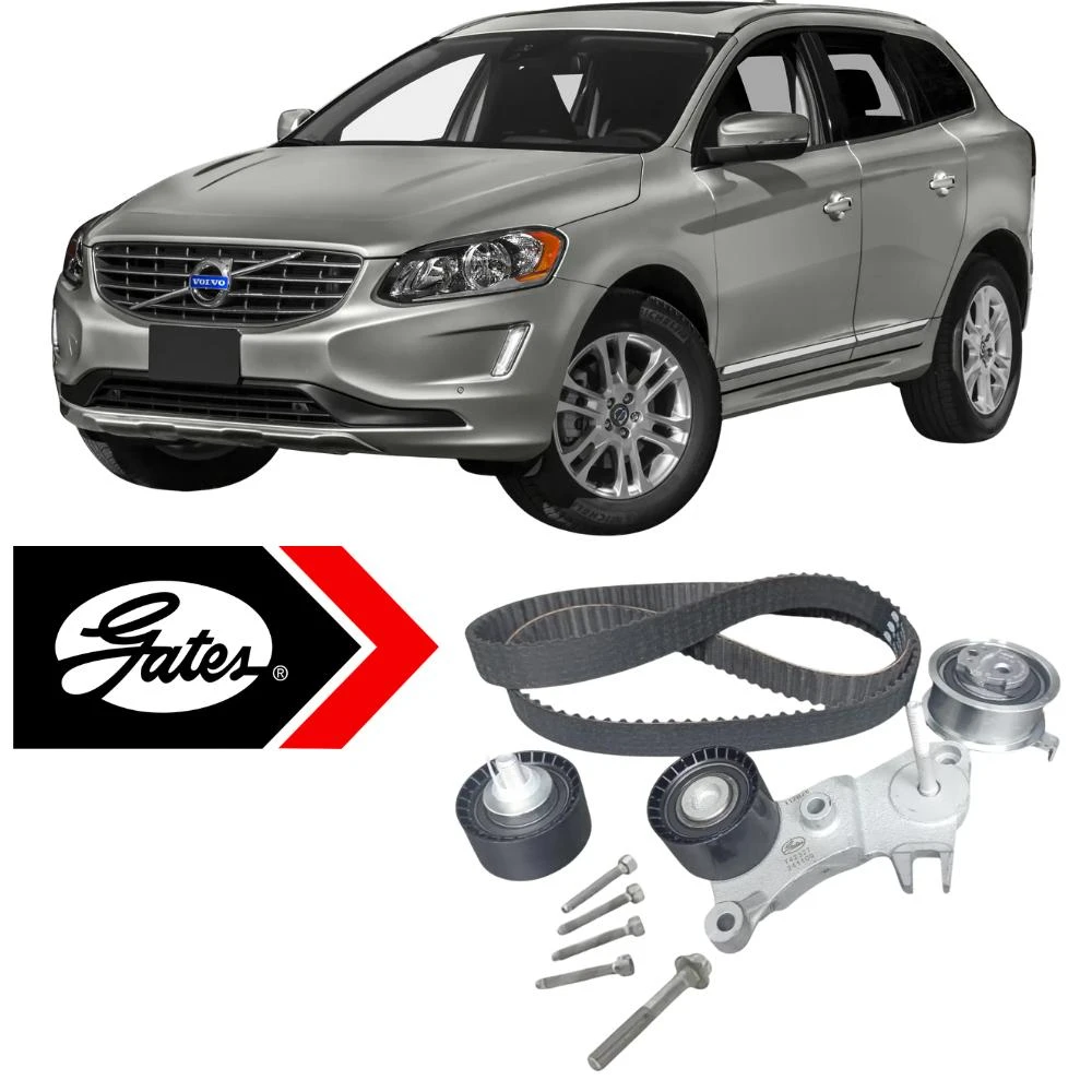 KIT CORREIA DENTADA VOLVO XC60 2.4 2016 A 2017 COM BOMBA DAG