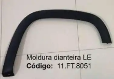 MOLDURA PARALAMA FIAT STRADA 2020/ DIANT ESQ