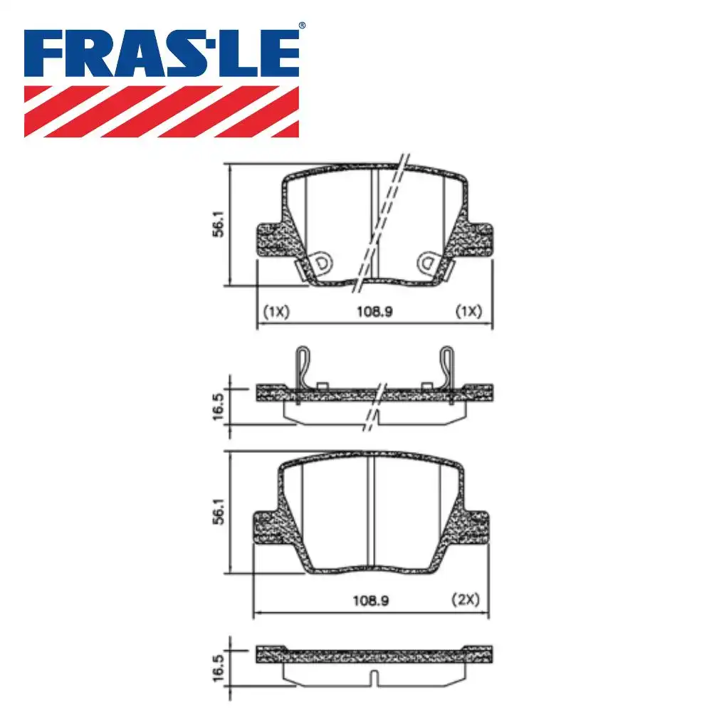 PASTILHA FREIO TRASEIRA RAMPAGE 2.0 16V 2023 A 2025