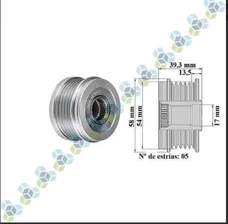 POLIA RODA LIVRE PUNTO 2012 ACIMA