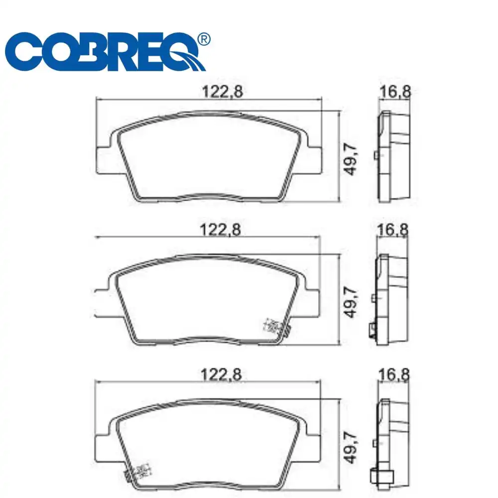 PASTILHA FREIO DIANTEIRA HYUNDAI HB20 1.0 12V 2012 A 2019