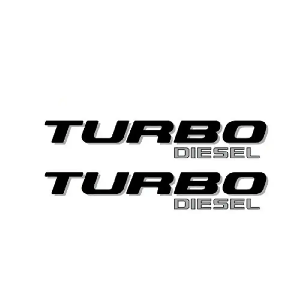 EMBLEMA ADESIVO TURBO DIESEL F-250 (PRETO)
