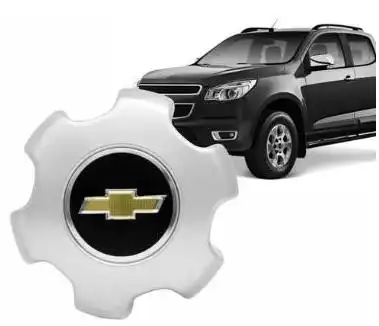 CALOTA RODA S-10 13/ TRAILBLAZER 13/ CENTRO (PRATA/DOURADA)