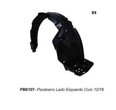 PROTETOR PARALAMA DIANT HONDA CIVIC 2012 A 2016 ESQ