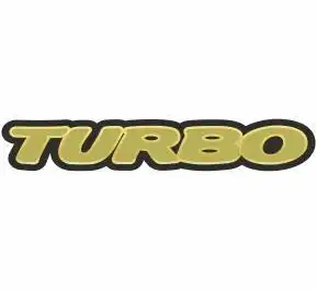 EMBLEMA TURBO SILVERADO (TAMPA TRAS SILVERADO DOURADO)