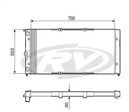 RADIADOR SANTANA VERSAILLES 95 C/AR CONDICIONADO
