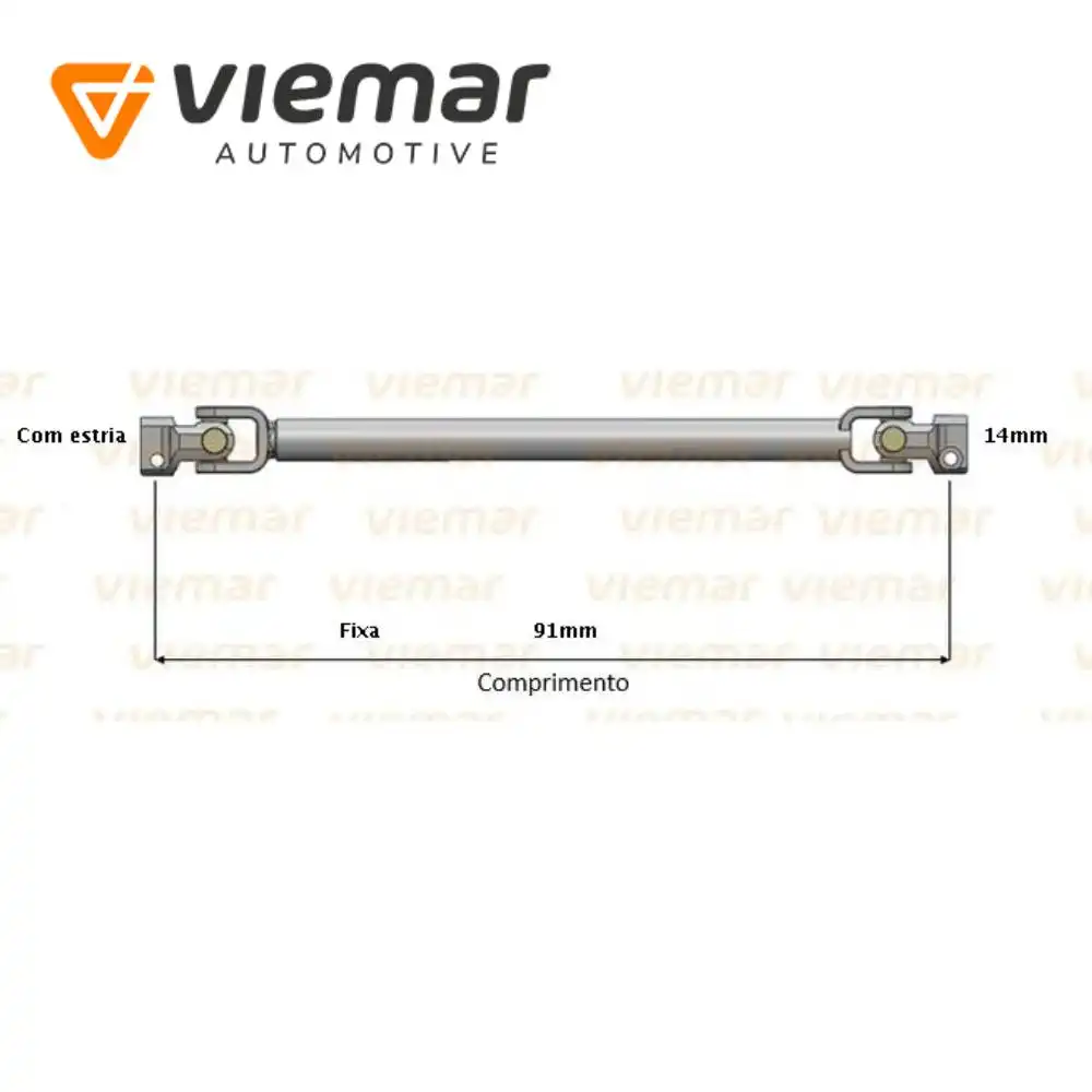 CRUZETA COLUNA DIRECAO FIESTA /95 KA 97/