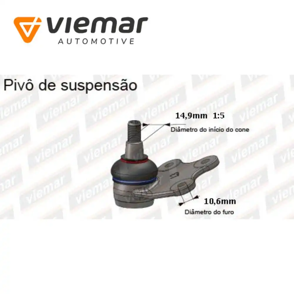 PIVO GOL G5 G6 G7 G8 2008 A 2022 ESQUERDO HIDRAULICO