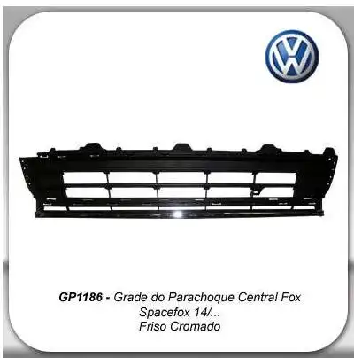 GRADE PARACHOQUE FOX 2014 EM DIANTE FRISO CROMADO CENTRAL