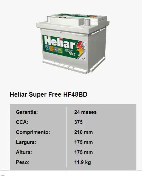 BATERIA UNIVERSAL 48 AMP. POSITIVO DIR ( SUPER FREE )