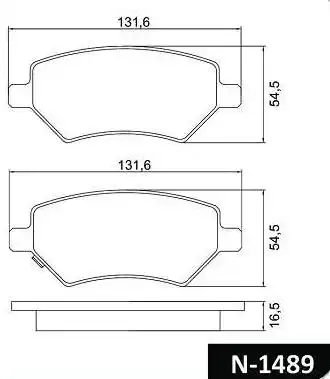 PASTILHA FREIO DIANTEIRA CHERY CELER 1.5 16V 2013 ACIMA