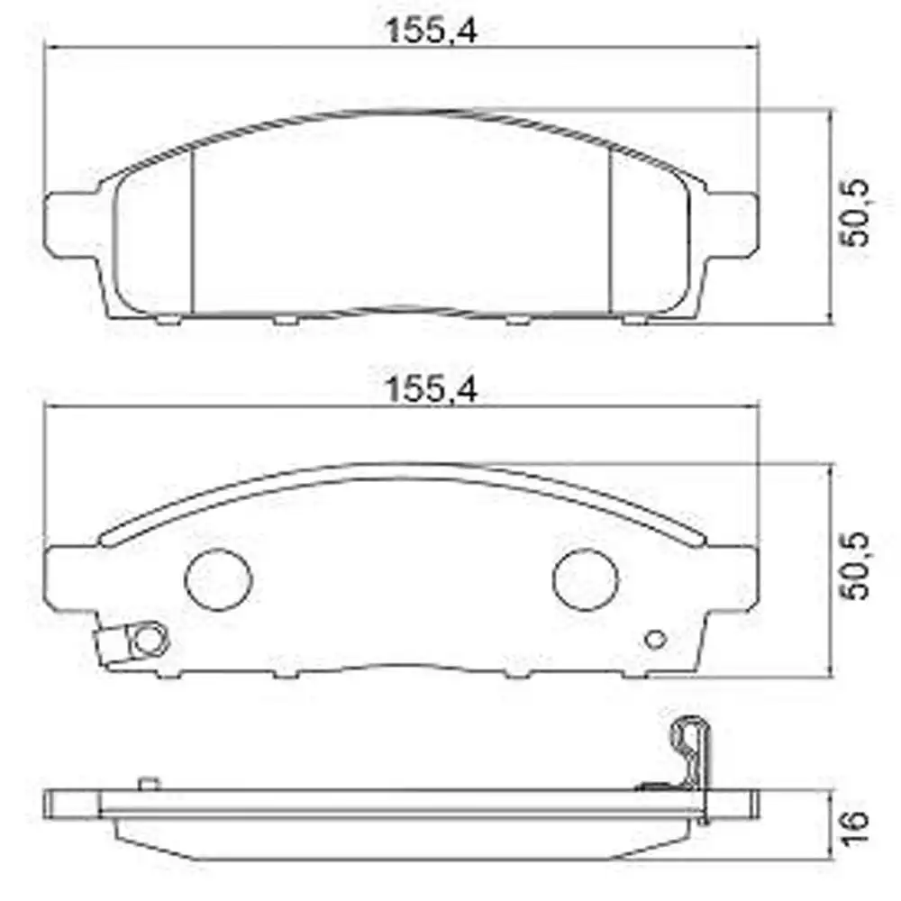PASTILHA FREIO DIANTEIRA MITSUBISHI L-200 TRITON 2008/ CERAM