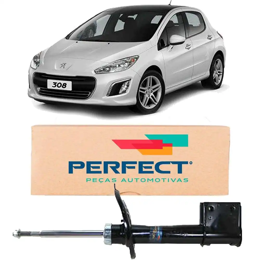 AMORTECEDOR DIANTEIRO PEUGEOT 308 1.4 1.6 2.0 2007/ ESQUERDO