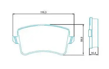 PASTILHA FREIO TRASEIRA AUDI A4 3.0 3.2 2008 ACIMA