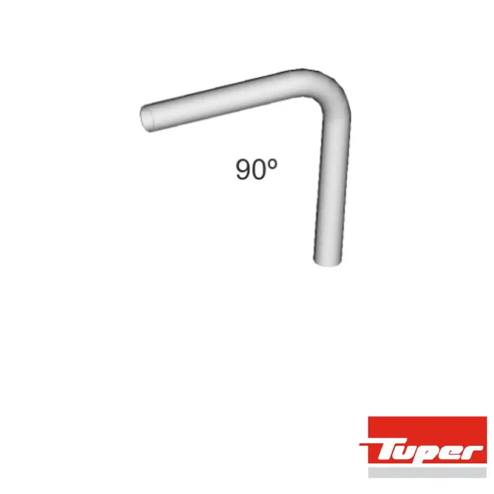 SILENCIOSO UNIVERSAL CURVA 90 ° 2.1/2 POLEGADAS