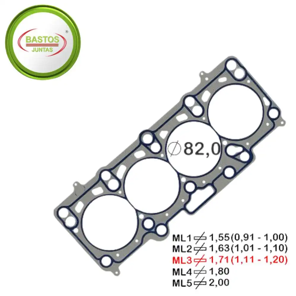 JUNTA CABECOTE AMAROK 2.0 16V 2010 A 2022 METAL 3 PIC