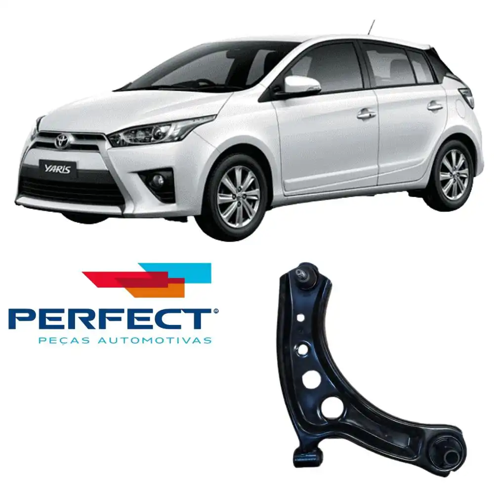 BANDEJA DIANTEIRA TOYOTA YARIS 2018 ACIMA DIR COMPLETA