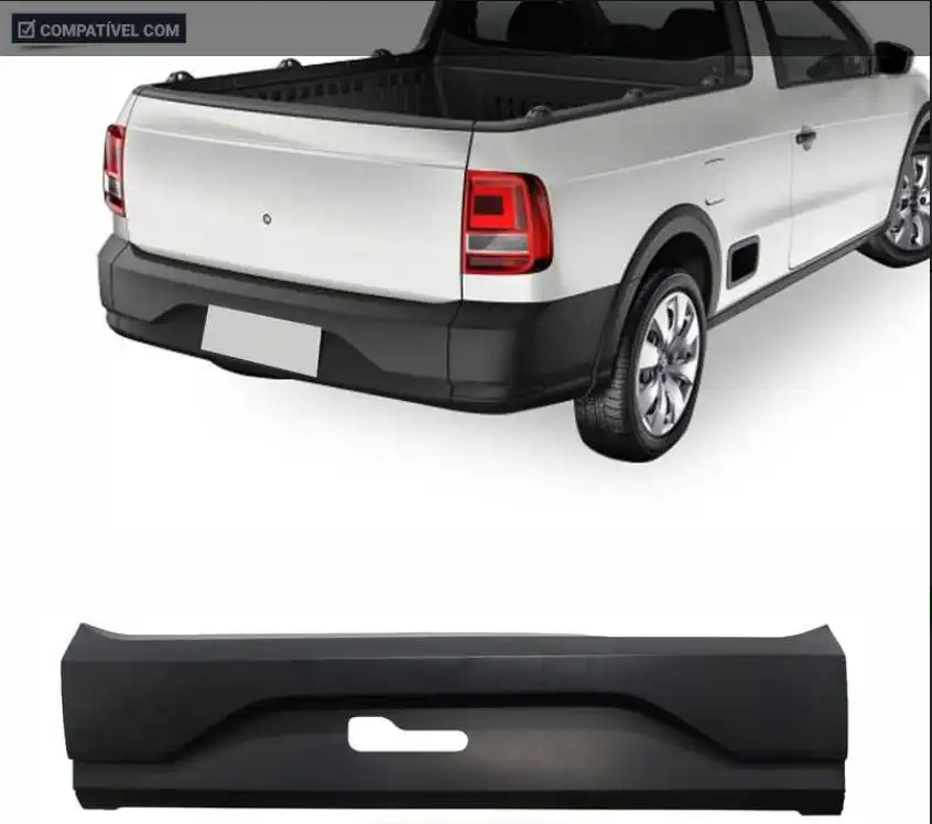 PARACHOQUE TRAS SAVEIRO GER VII ROBUST CENTRAL TEXTURIZADO