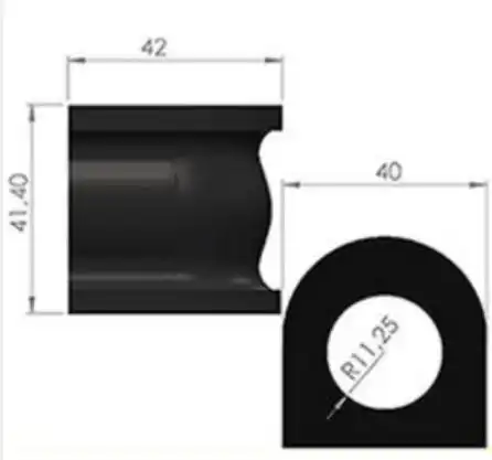 BUCHA EST TRAS FORD EDGE 3.5 DURATEC 24V 2008 A 2014 DIR ESQ