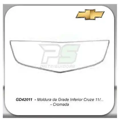 FRISO GRADE CRUZE 11/ INFERIOR CROMADO